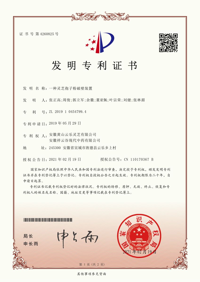 一种灵芝孢子粉破壁装置